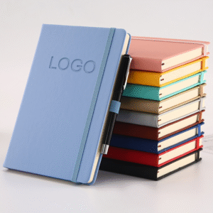 Custom Cheap Bulk Blank Notebook Custom Logo Embossing Silk Screen Printed Promotional Gift With Pen